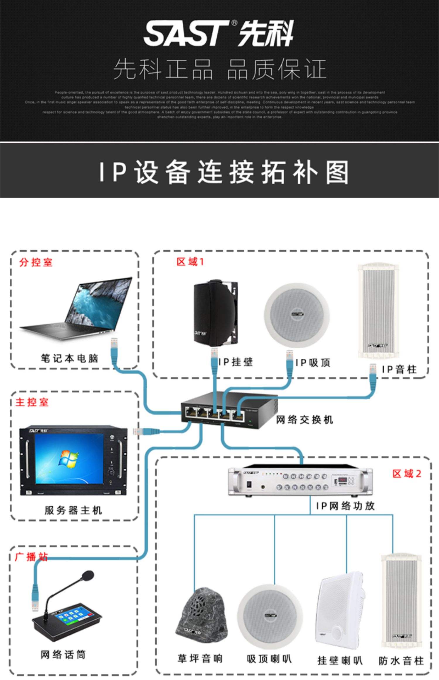智能廣播新篇章 先科IP網(wǎng)絡(luò)壁掛音響校園對(duì)講終端系統(tǒng)解析